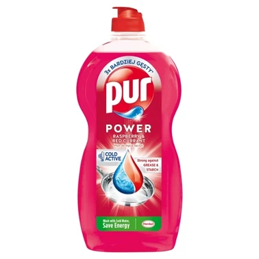 Pur Power Raspberry & Red Currant Płyn do mycia naczyń 1,2 l - 0