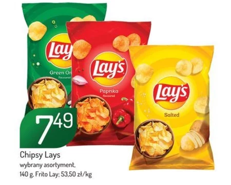 Lay's Chipsy ziemniaczane solone 140 g