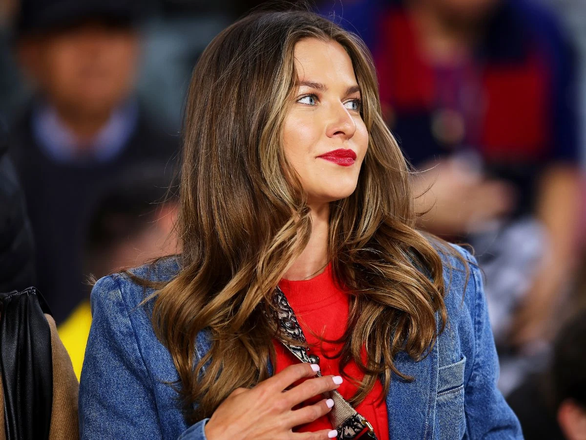 Anna Lewandowska żegna Camp Nou Anna Lewandowska żegna Camp Nou