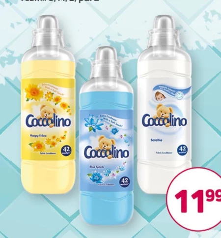 Coccolino Sensitive Almond & Cashmere Balm Płyn do płukania tkanin koncentrat 925 ml (37 prań)