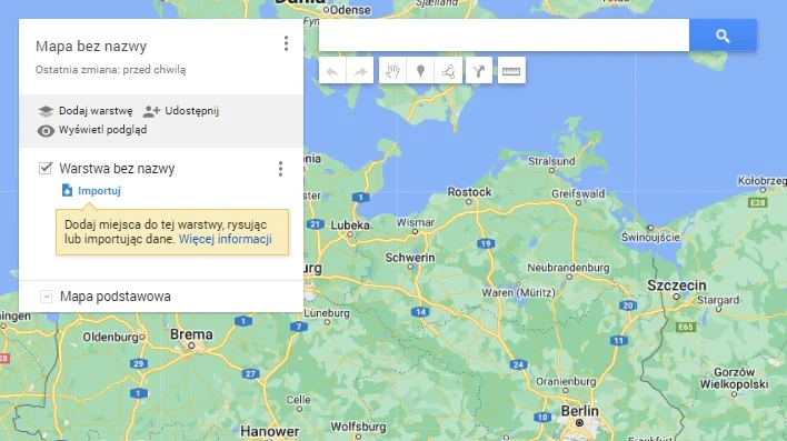 Moje Mapy Google pozwalają na tworzenie własnych map. Moje Mapy Google pozwalają na tworzenie własnych map.