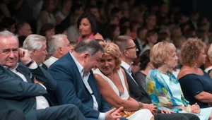 Witold Skrzydlewski na targach z udziałem Paris Hilton