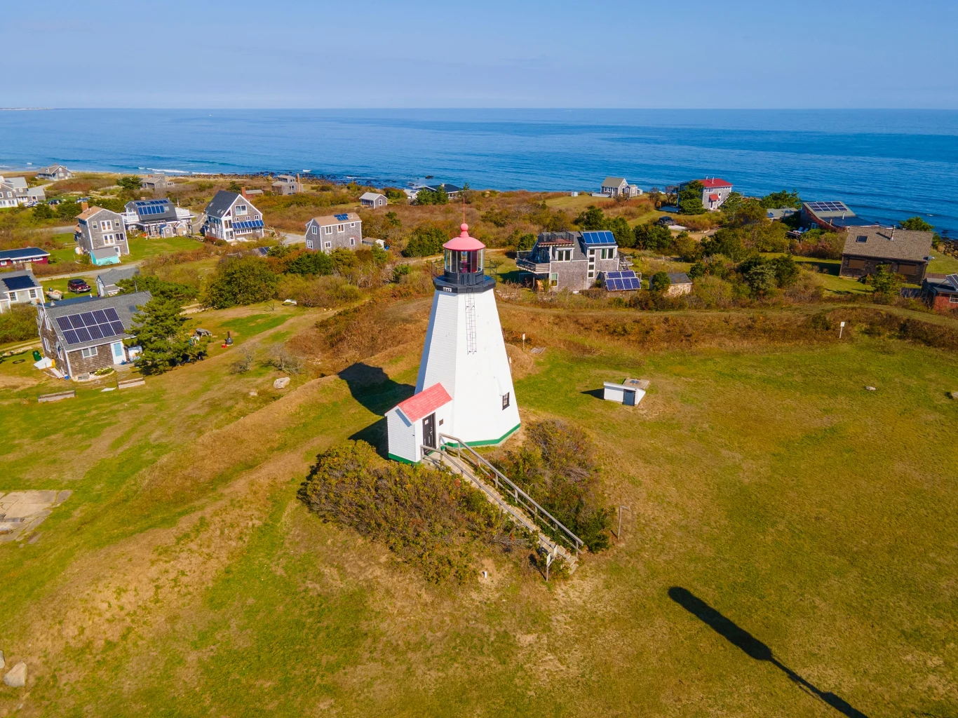 Latarnia morska Plymouth/Gurnet, Plymouth, Massachusetts Latarnia morska Plymouth/Gurnet, Plymouth, Massachusetts