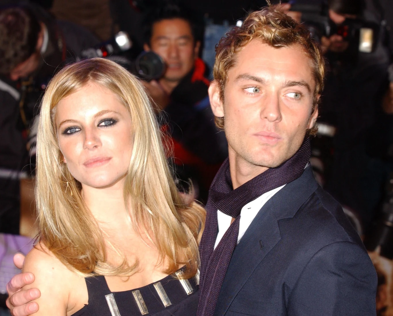 Sienna Miller i Jude Law na premierze filmu "Alfie"