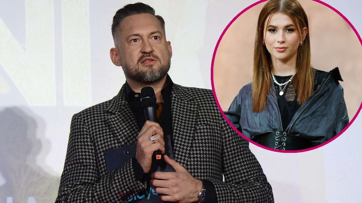 Marcin Prokop i Roksana Węgiel. Marcin Prokop i Roksana Węgiel.