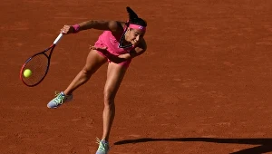 Caroline Garcia w meczu pierwszej rundy Roland Garros