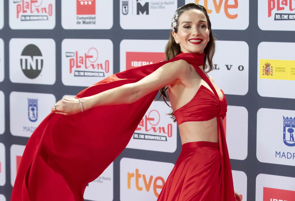 Natalia Oreiro na rozdaniu nagród Platino