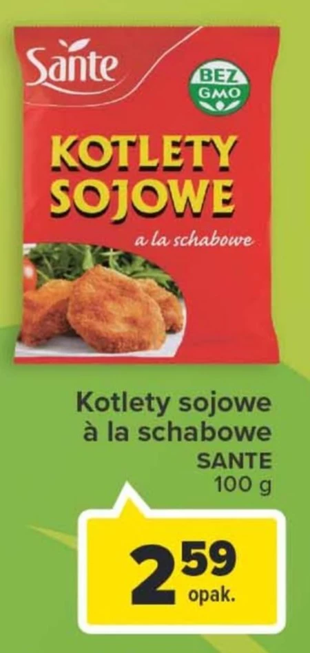 Sante Kotlety sojowe a la schabowe 100 g