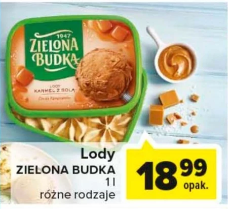 Zielona Budka Lody karmel z solą 1000 ml