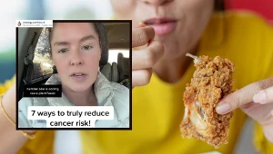 Znana dietetyczka onkologiczna wymieniła siedem zasad, które pozwolą zmniejszyć ryzyko zachorowania na raka / źródło TikTok