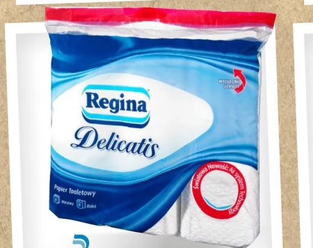 Regina Delicatis Papier Toaletowy 4 warstwy 9 rolek