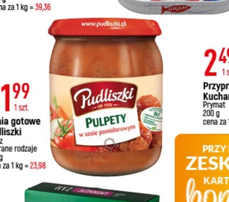 Pudliszki Pulpety w sosie pomidorowym 600 g