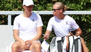 Iga Świątek i Daria Abramowicz, Roland Garros 2023