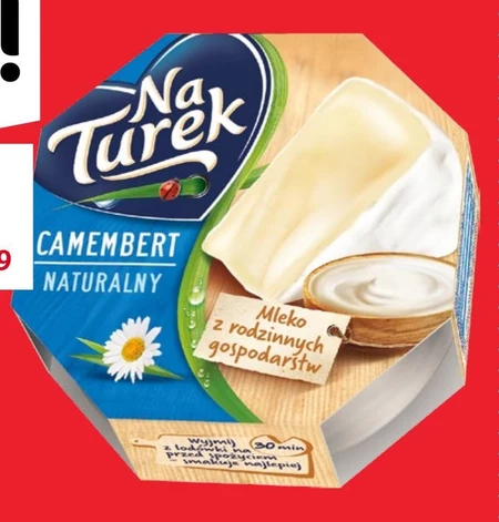 NaTurek Ser pleśniowy camembert naturalny 120 g