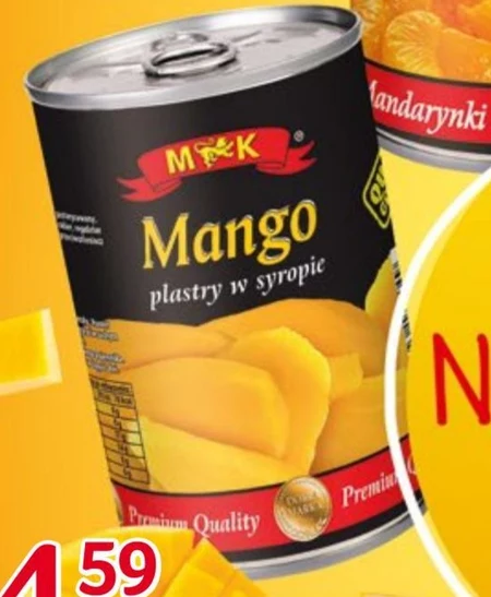 MK Mango plastry w lekkim syropie 425 g