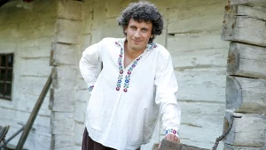Adam Bobik na planie filmu "Sami swoi. Początek"