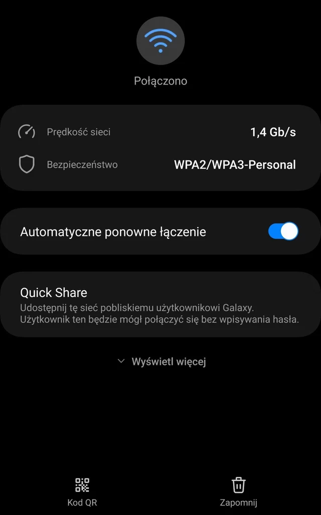 Wystarczy telefon z Androidem podłączony do Wi-Fi, żeby szybko udostępnić komuś hasło. 