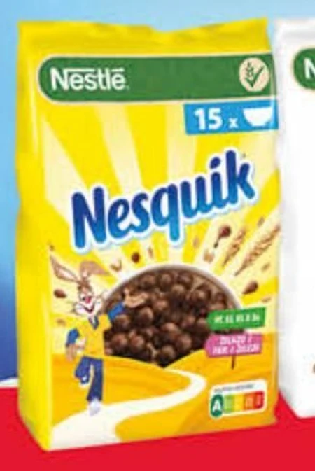Nestlé Nesquik Mix Zbożowe kuleczki czekoladowo-waniliowy smak 400 g
