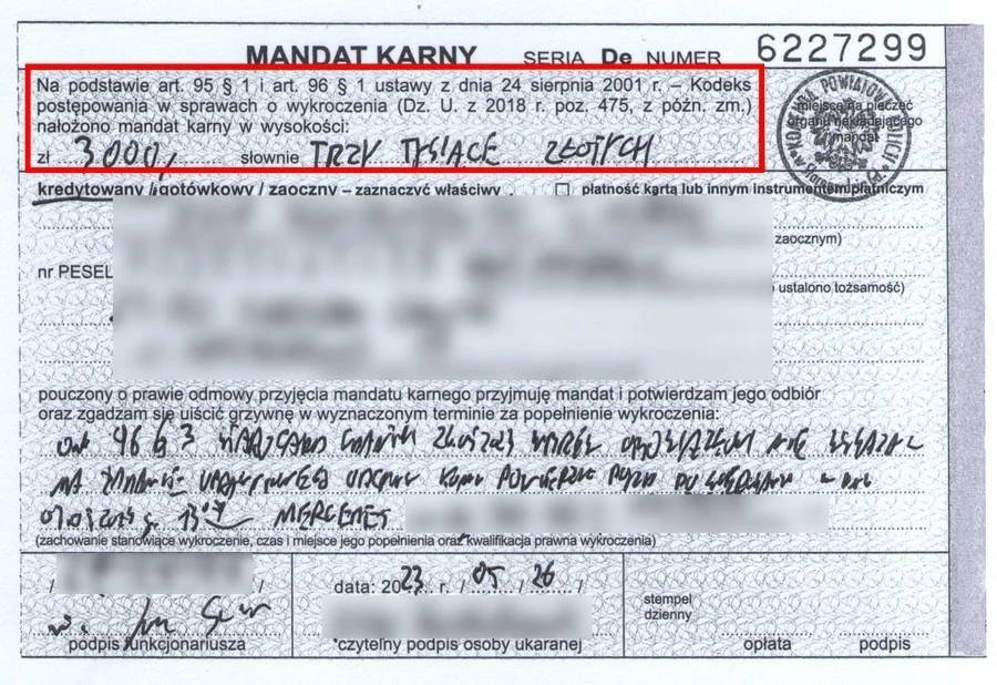 Właściciel nie wskazał kierowcy więc dostał mandat 