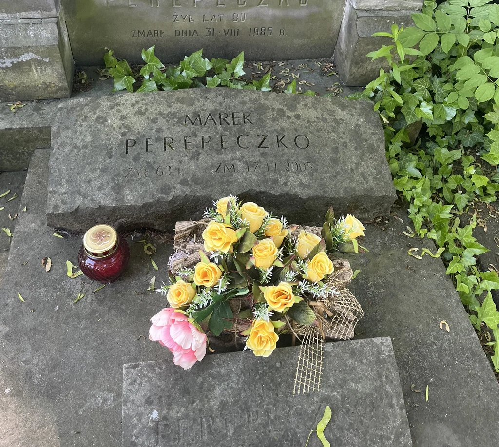 Grób Marka Perepeczki - maj 2023