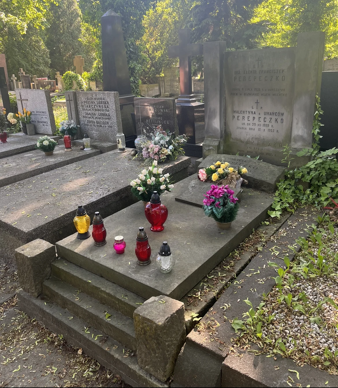 Grób Marka Perepeczki - maj 2023