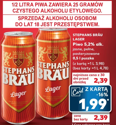 Piwo STEPHANS BRÄU