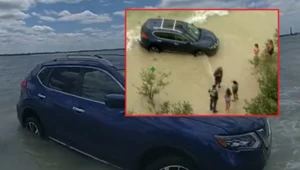 Pijana jeździła autem po plaży. Najlepsze było jej tłumaczenie