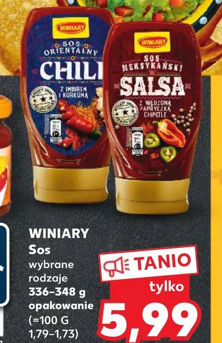 Winiary Sos meksykański salsa z wędzoną papryczką chipotle 336 g