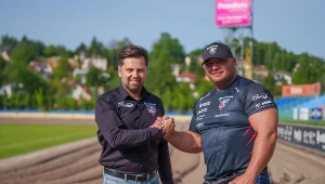 Michał FInfa z Grzegorzem Węglarzem