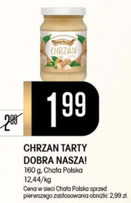 Chrzan tarty Chata polska