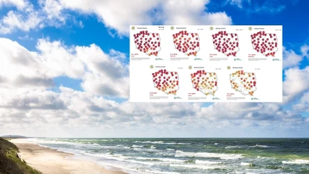 W minionych dniach najbardziej nasłonecznione miejsca znajdowały się na północy i na wschodzie kraju