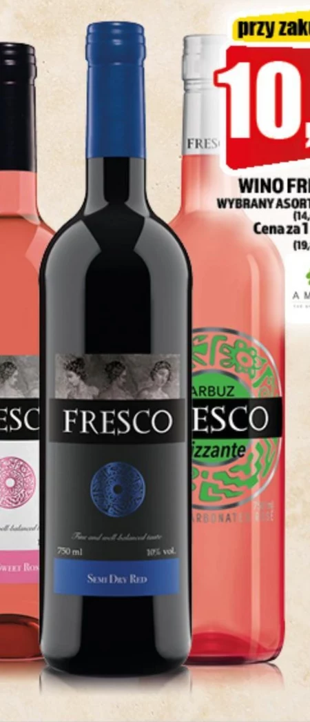 Fresco Wino czerwone półwytrawne polskie 750 ml