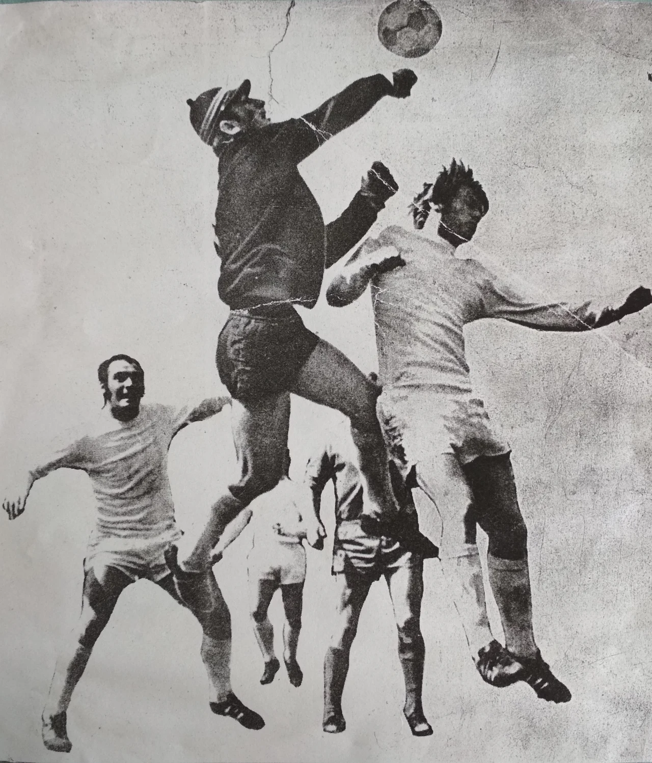 Eugeniusz Drewniak jako bramkarz Olimpii Poznań