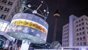 Niemcy zmagają się z kryzysem. Na zdj. nocny Berlin (AlexanderPlatz)
