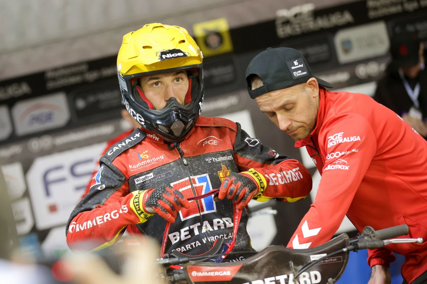 Piotr Pawlicki szykuje się do startu Piotr Pawlicki szykuje się do startu