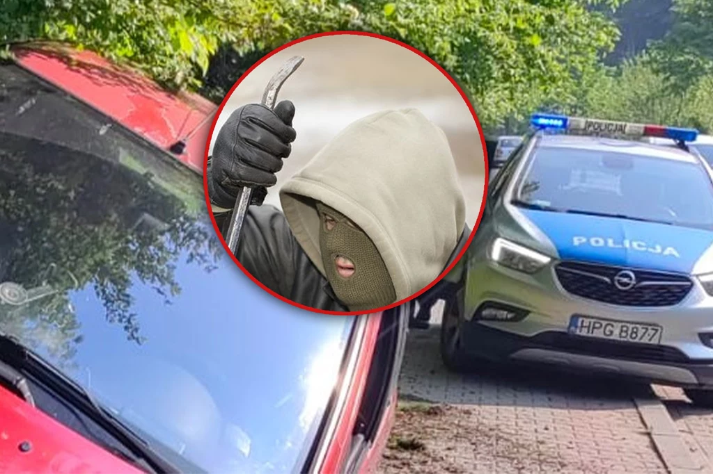 Ukradł auto i je zatankował. Na widok policji dał dyla/Polska policja/zrzut ekranu/123RF/Picsel/