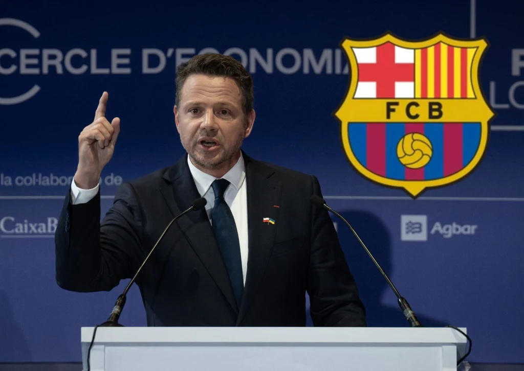 Rafał Trzaskowski zacytował hymn FC Barcelona Rafał Trzaskowski zacytował hymn FC Barcelona