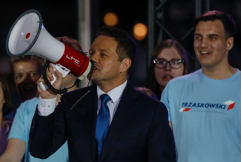 Rafał Trzaskowski w trakcie swojej kampanii na prezydenta Polski Rafał Trzaskowski w trakcie swojej kampanii na prezydenta Polski