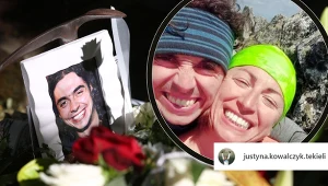 Justyna Kowalczyk-Tekieli oraz jej zmarły mąż Kacper Tekieli