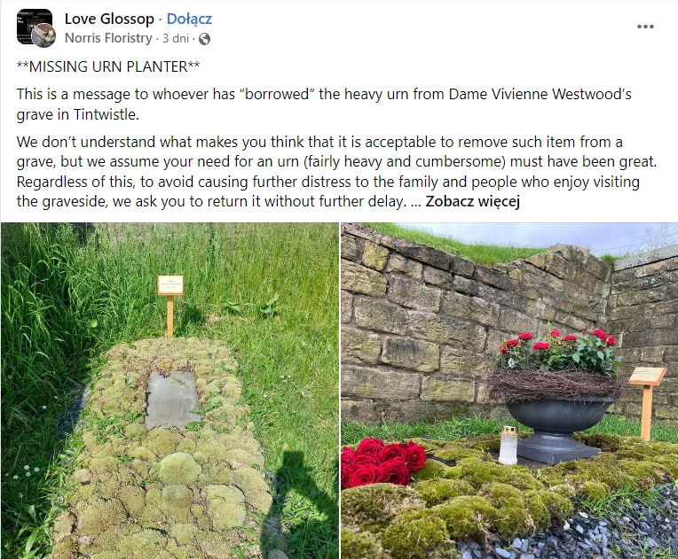 Grób Vivienne Westwood Grób Vivienne Westwood