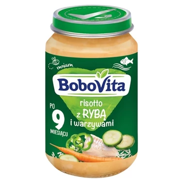 BoboVita Risotto z rybą i warzywami po 9 miesiącu 190 g - 2