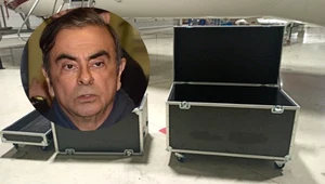 W takiej skrzyni Carlos Ghosn miał odlecieć z Japonii na pokładzie samolotu tureckiej firmy MNG 