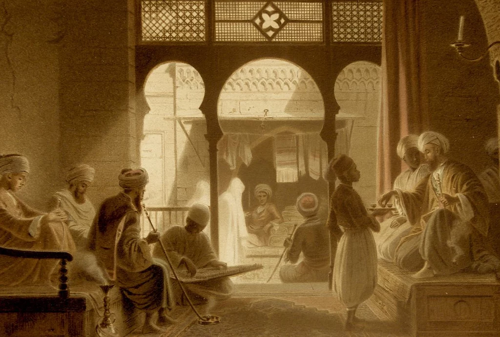 XVIII-wieczna kawiarnia w Kairze