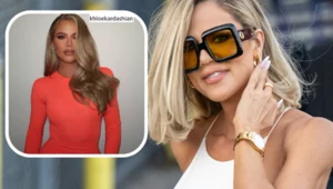 Khloe Kardashian kusi w obcisłej sukience. Wybrała modny w tym sezonie kolor