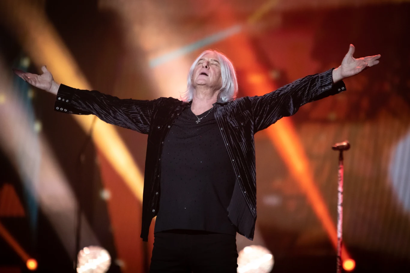 Joe Elliott (Def Leppard) w Tauron Arenie Kraków Joe Elliott (Def Leppard) w Tauron Arenie Kraków