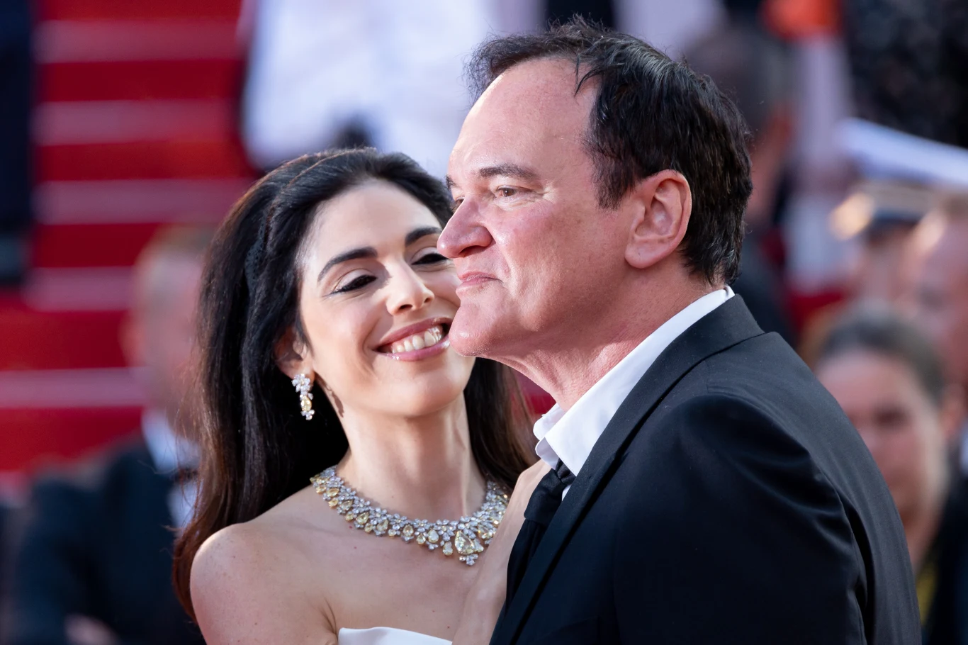 Quentin Tarantino z Daniellą Pick