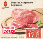 Łopatka wieprzowa Sokołów