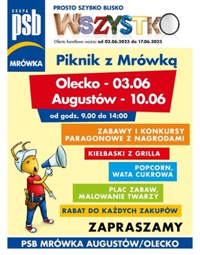 PSB Mrówka - piknik z mrówką!