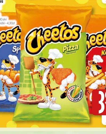 Cheetos Chrupki kukurydziane o smaku pizzy 85 g