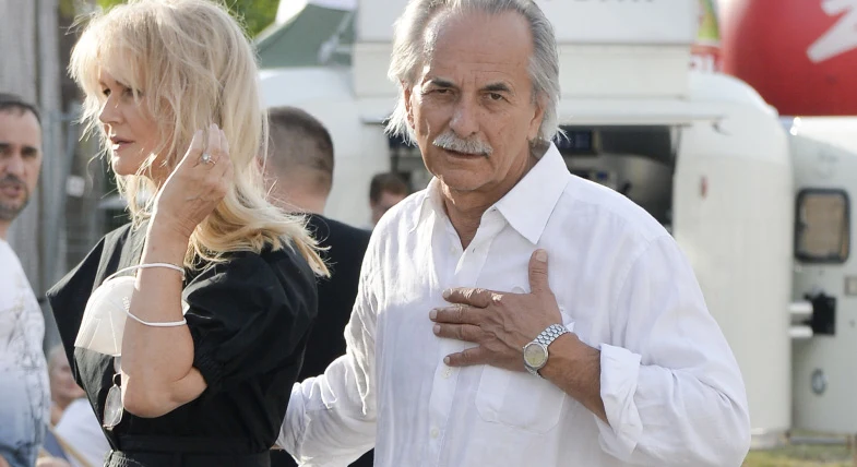 Grażyna Torbicka z mężem, Adamem Torbickim